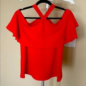 Sugar lips off the shoulder short sleeve blouse